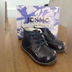 Josmo Walker Patent Ostrich Walking Shoes